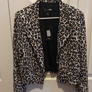 Fashion Nova Animal Print Blazer